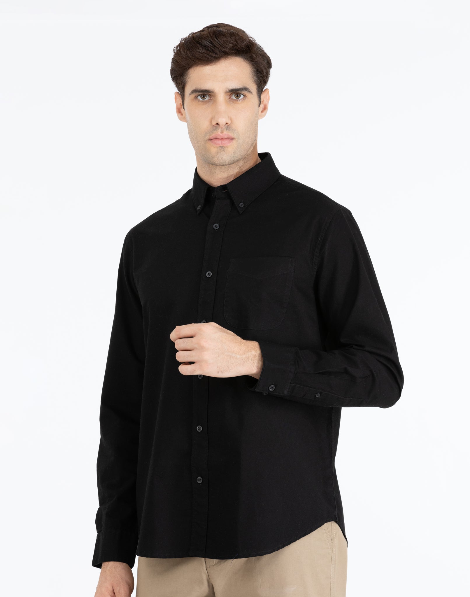 Black Oxford Shirt