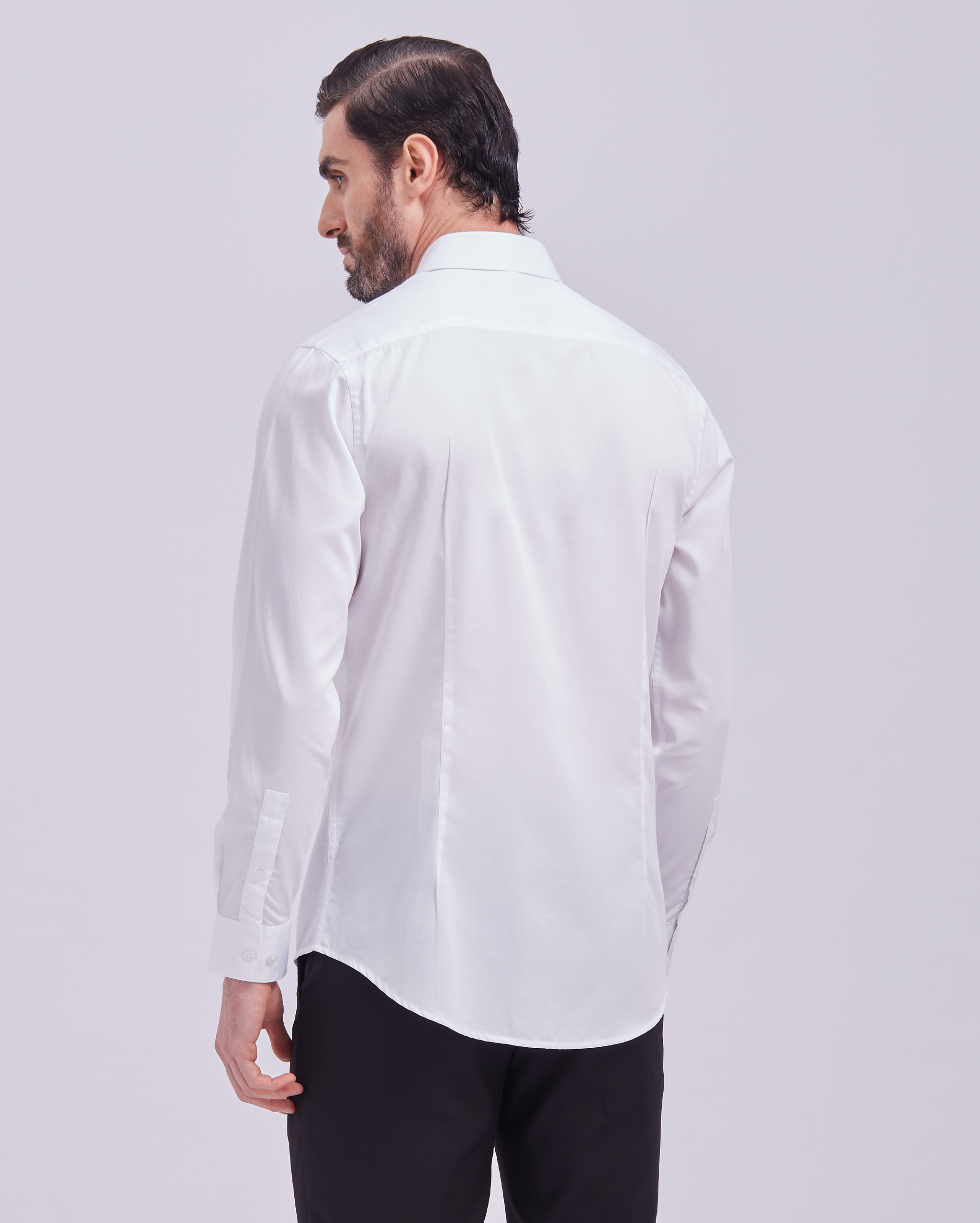 White Giza Panel Shirt