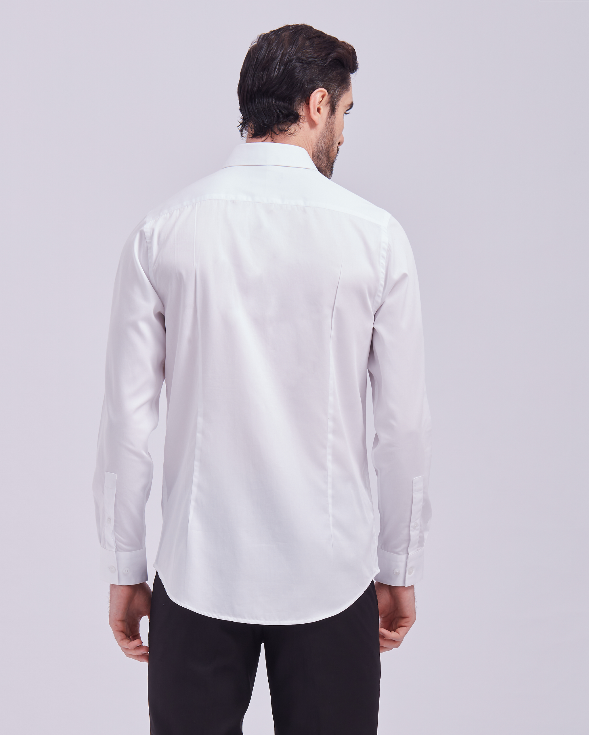 White Giza Panel Shirt