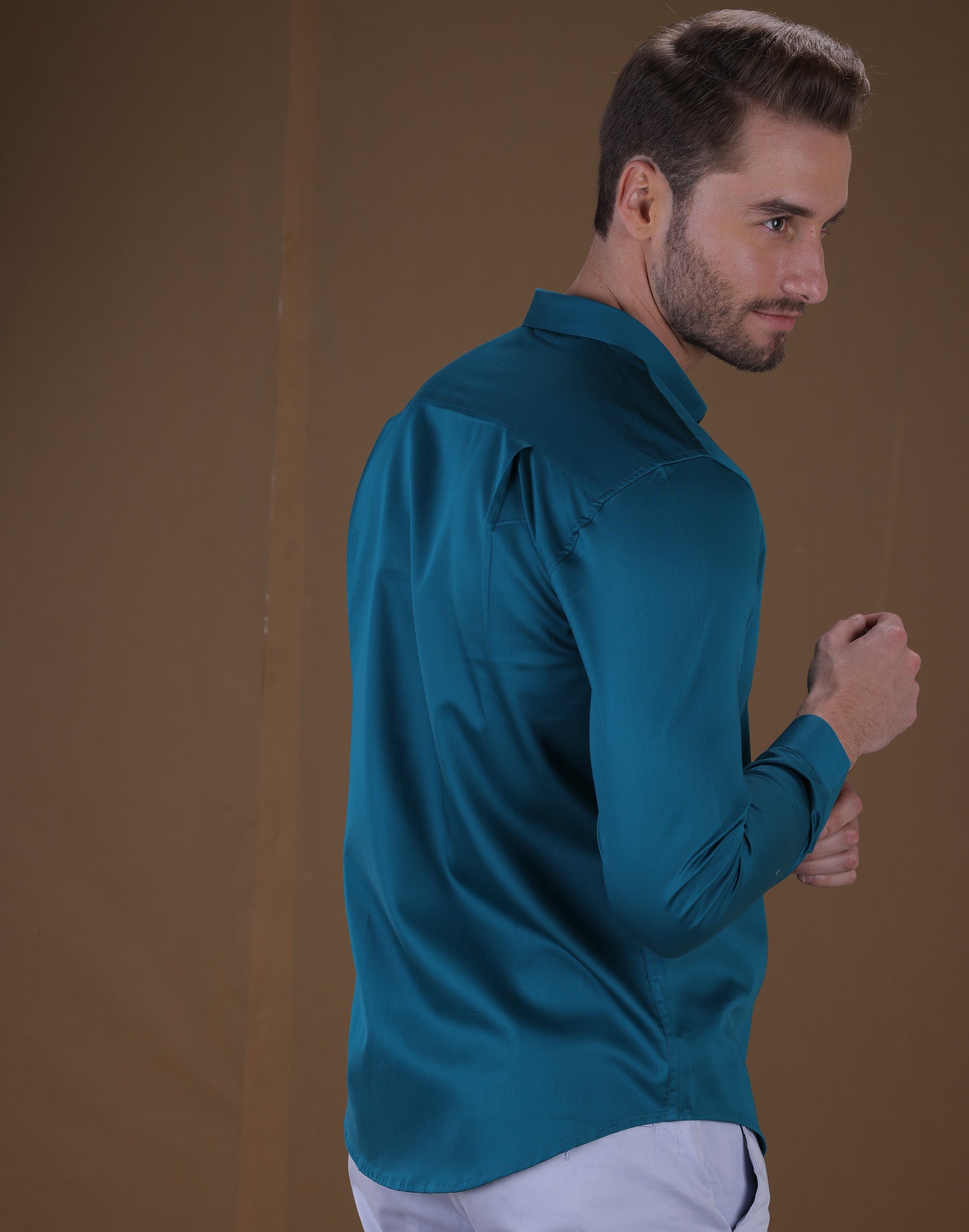 Blue Giza Cotton Shirt