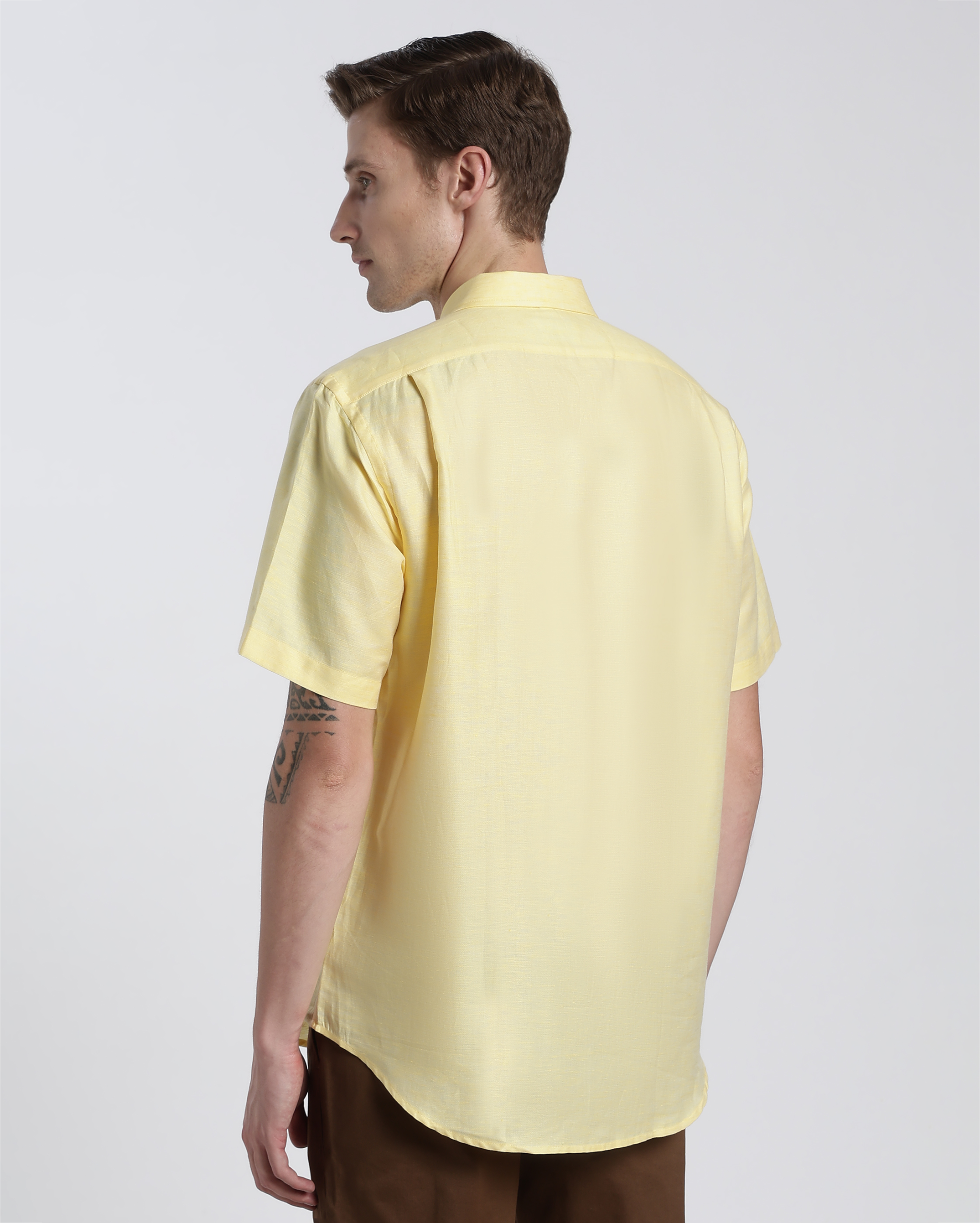 Yellow Linen Shirt