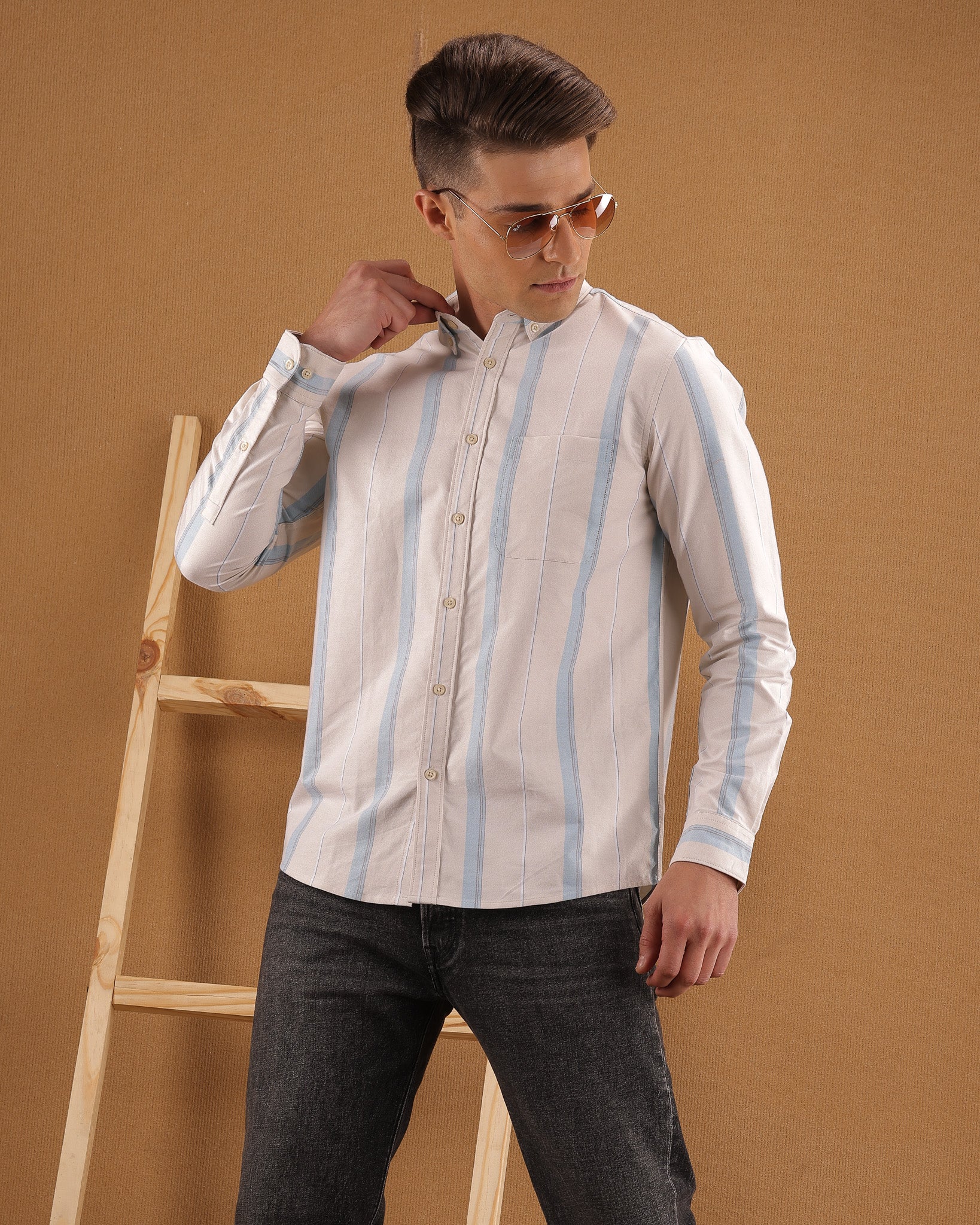 Cotton Stripe Shirt