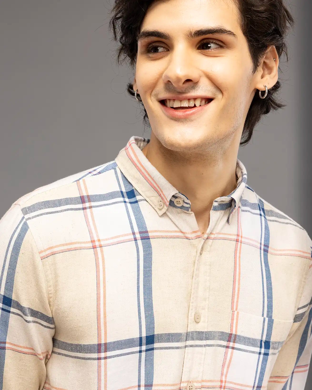 Mustard Yellow Check Shirt