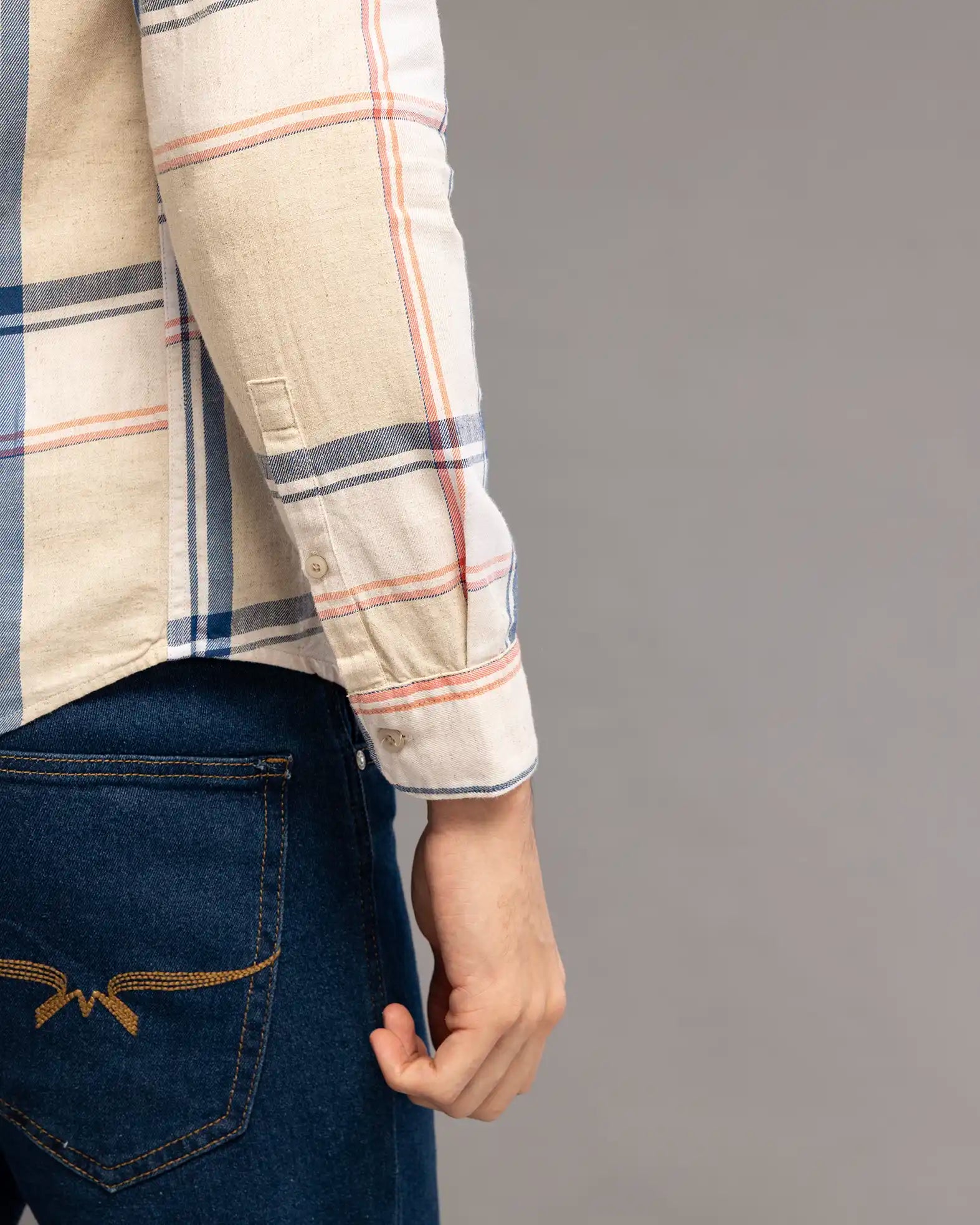 Mustard Yellow Check Shirt