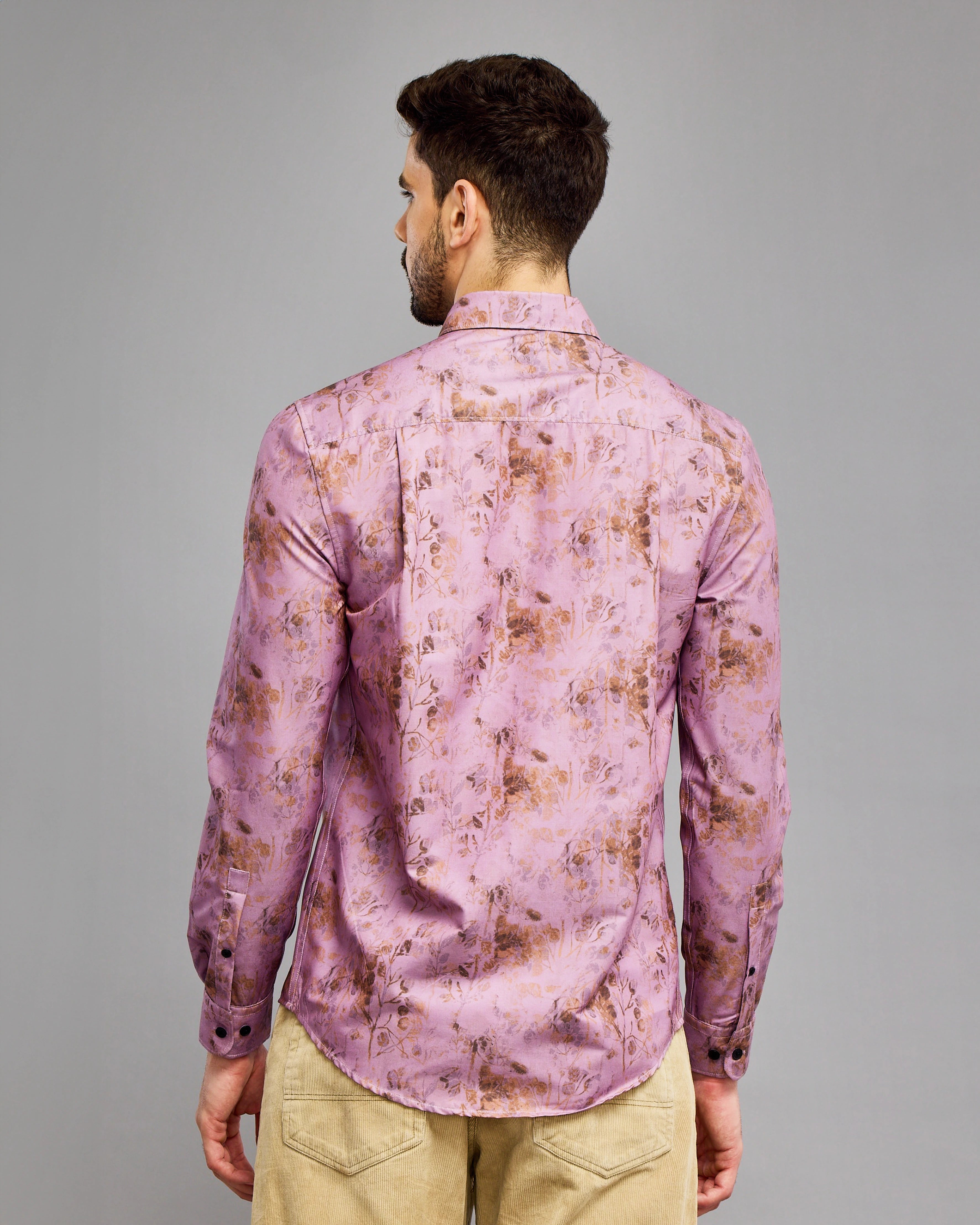 Peach Digi Print Shirt