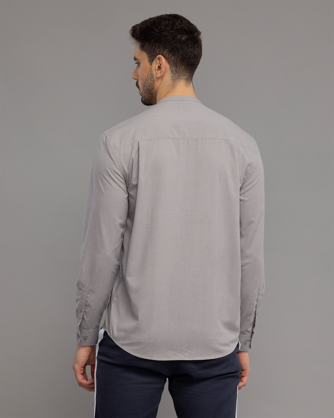 Ash Mandarin Collar Shirt