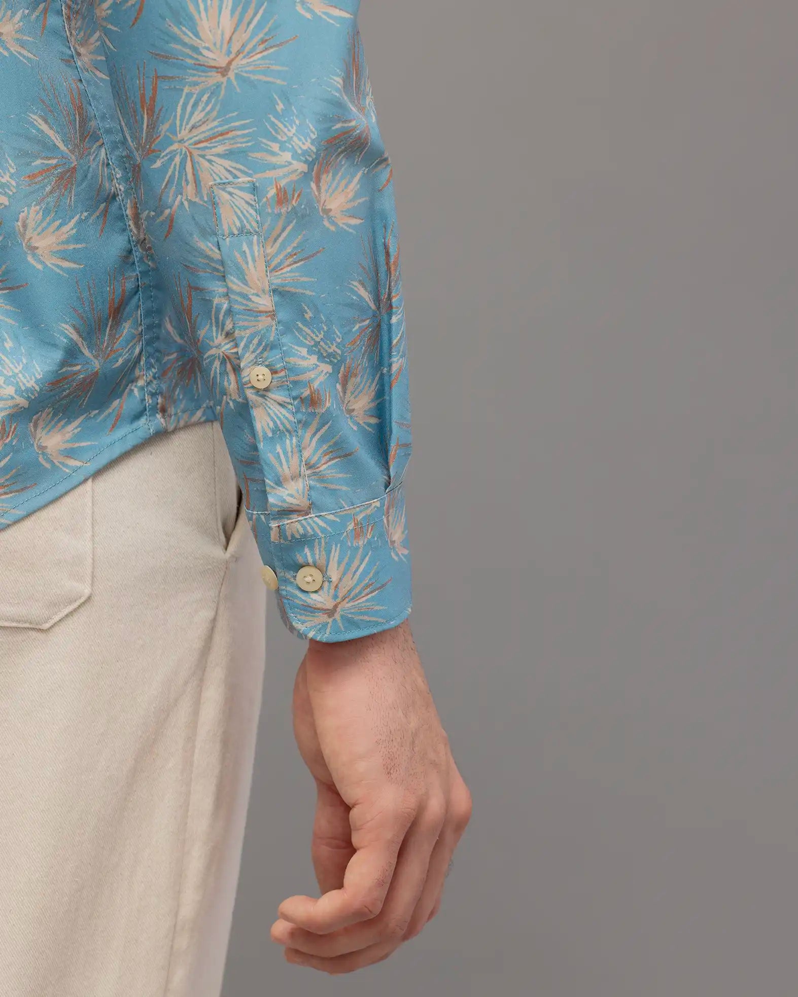 Skyblue Digi Print Shirt
