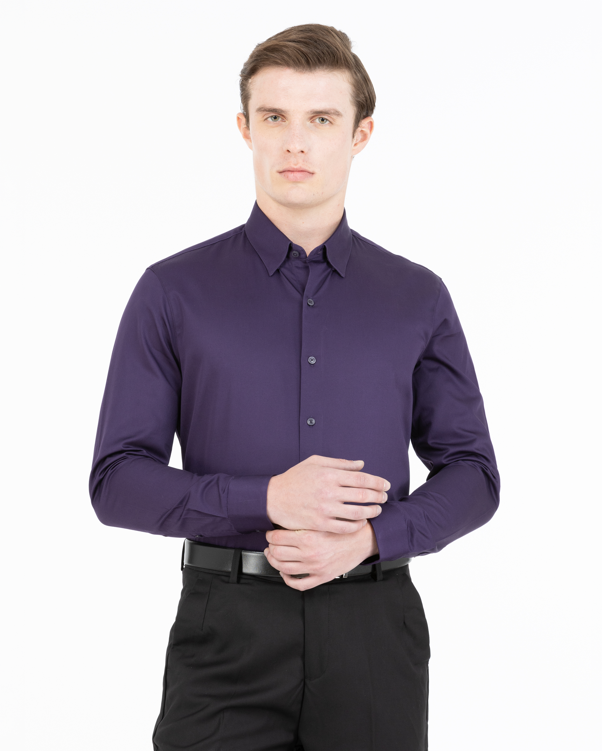 Amethyst Satin Shirt