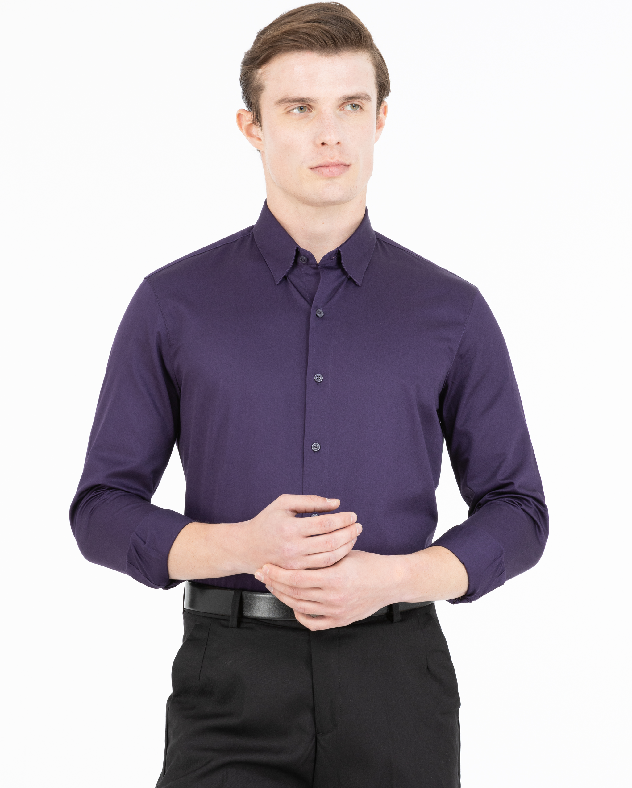 Amethyst Satin Shirt