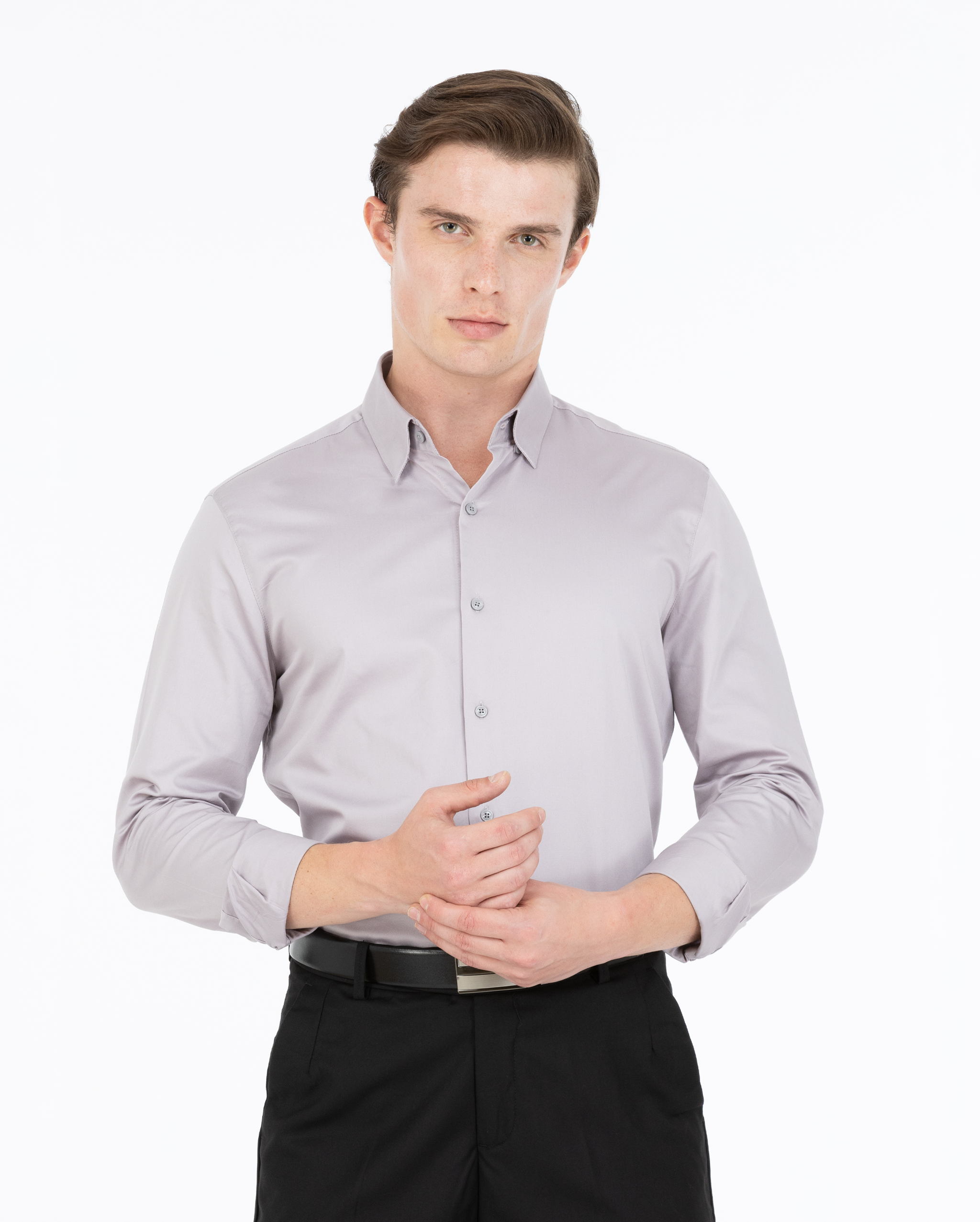 Off White Satin Shirt