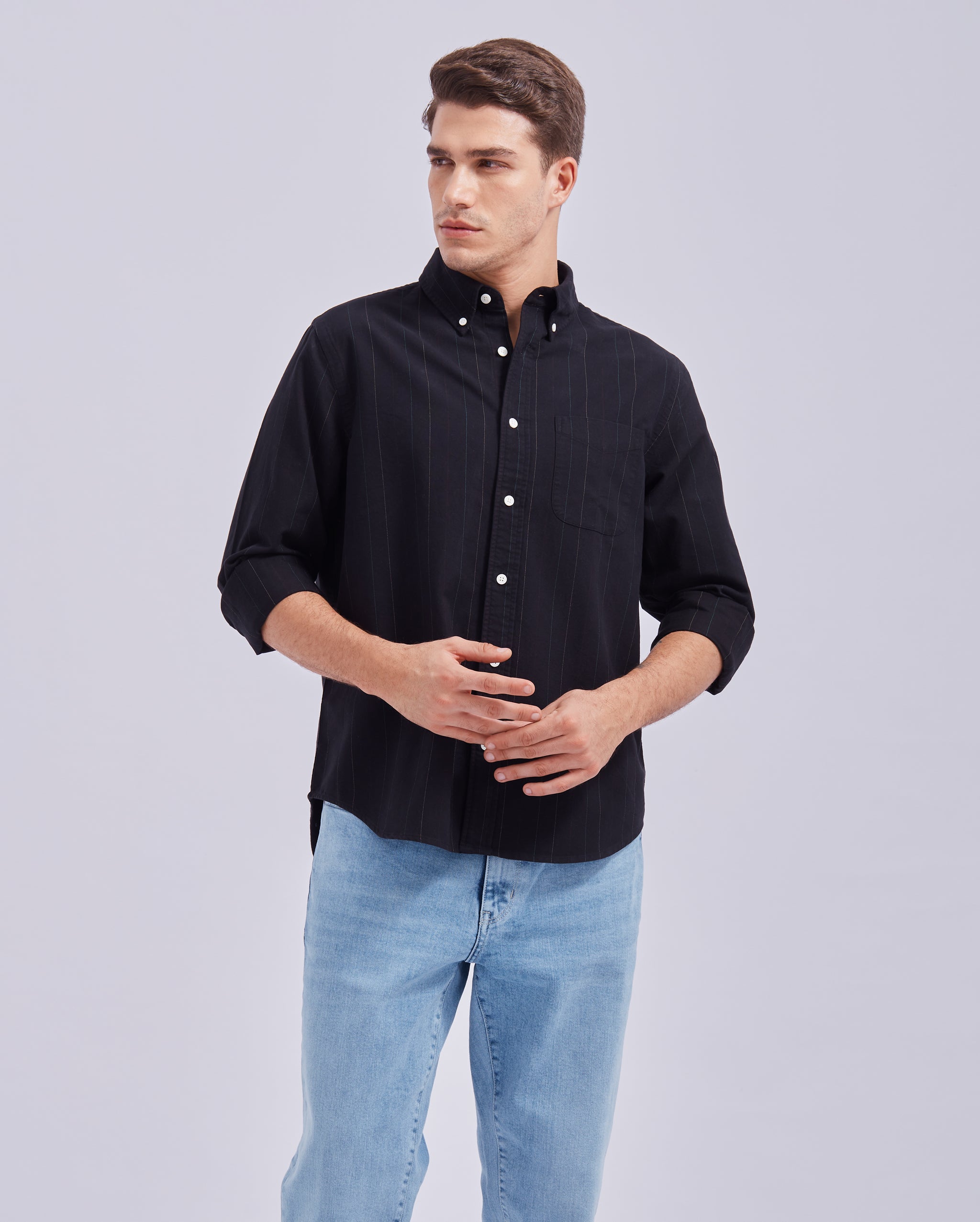 Black Stripe Shirt