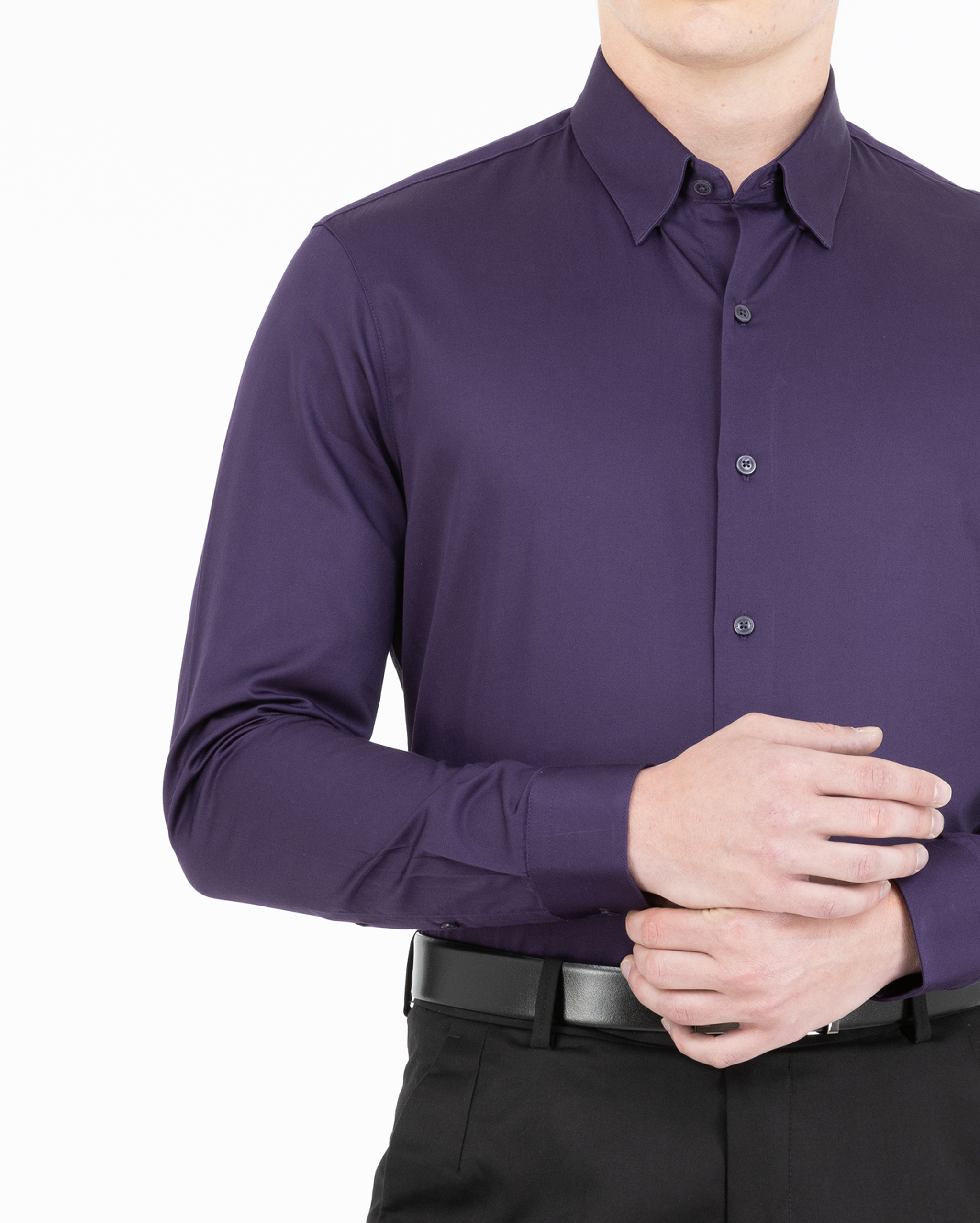 Amethyst Satin Shirt