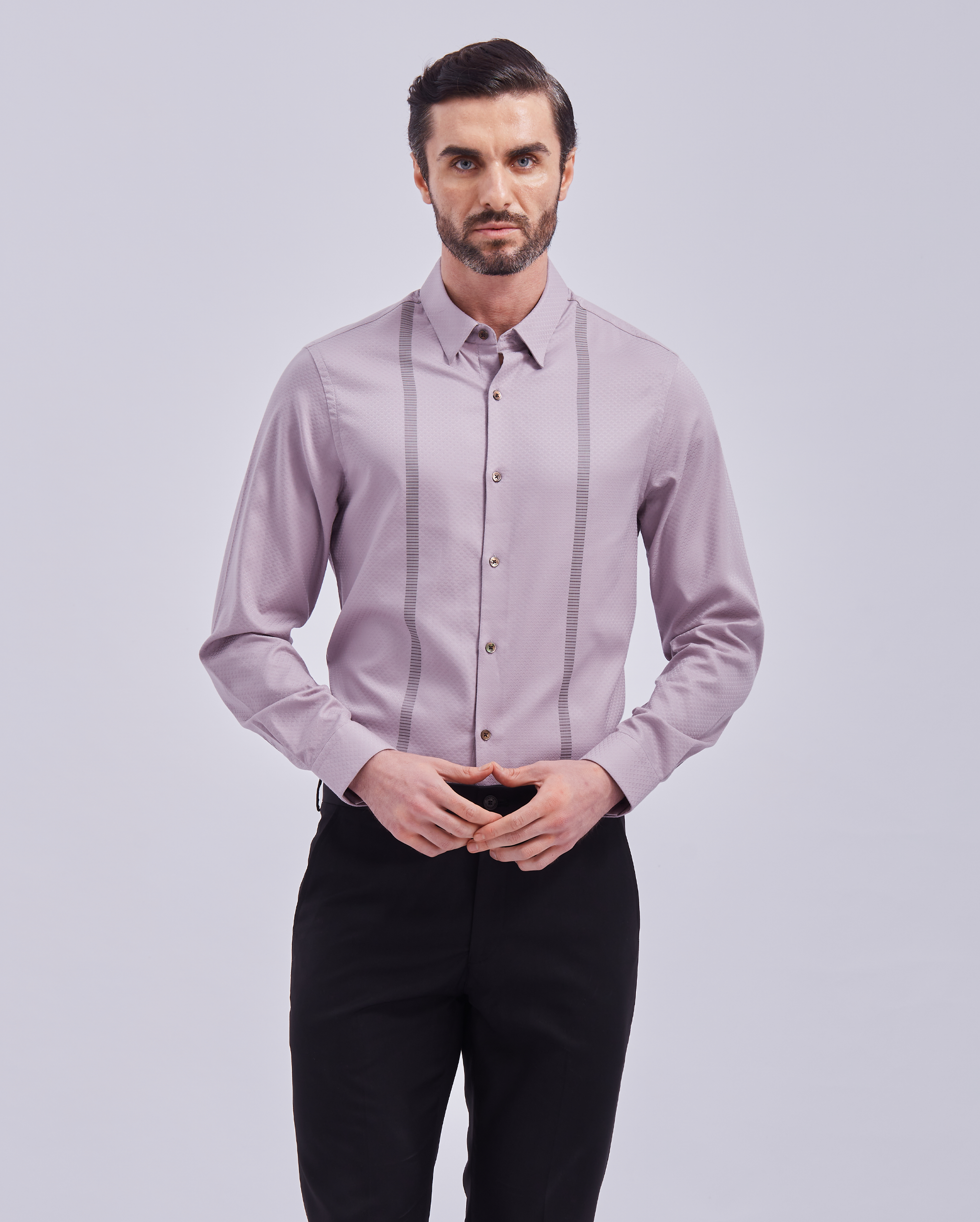 Soft Mauve Giza Shirt