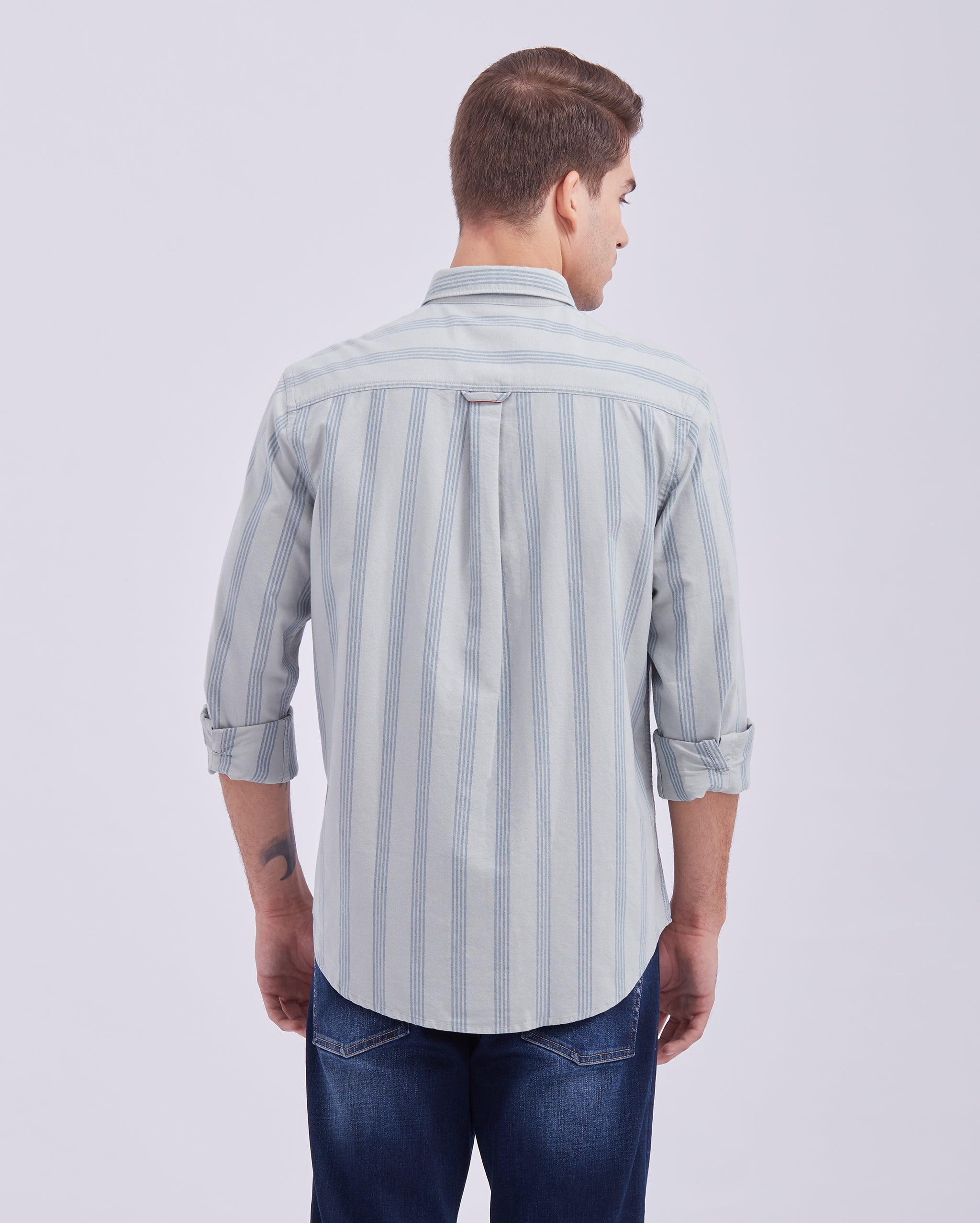 Light Blue Stripe Shirt