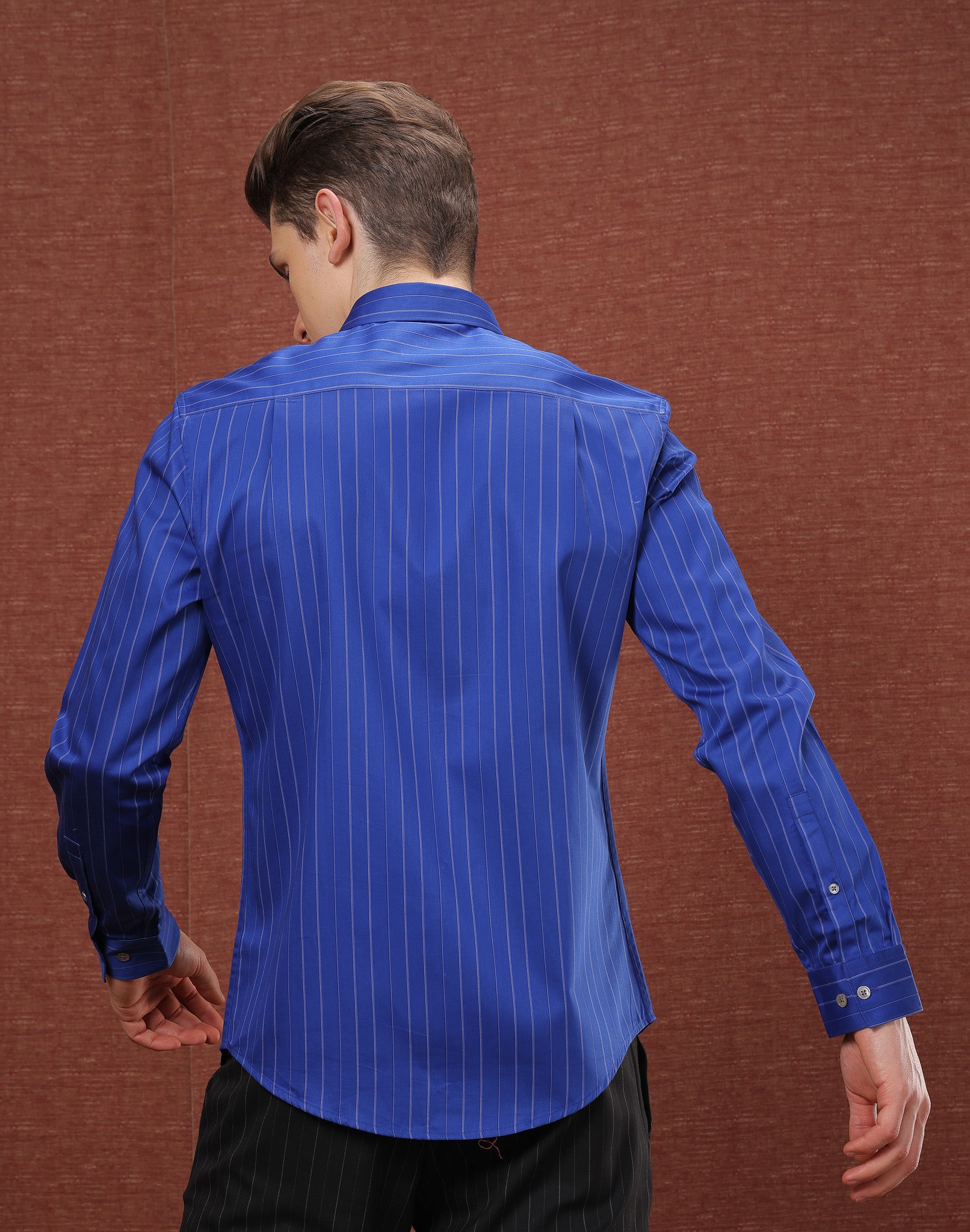 ROYAL BLUE STRIPE SHIRT