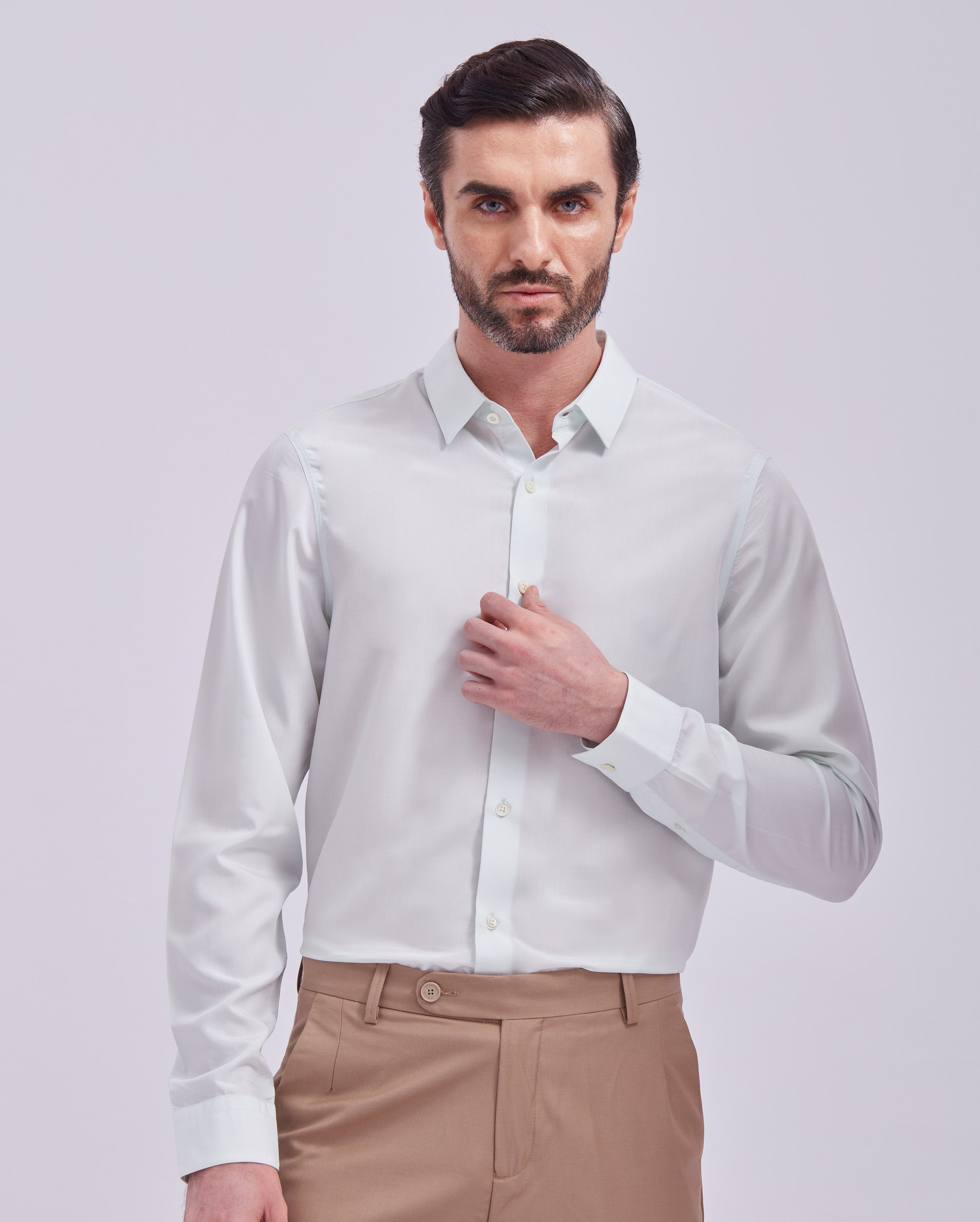 Off White Supima Cotton Shirt