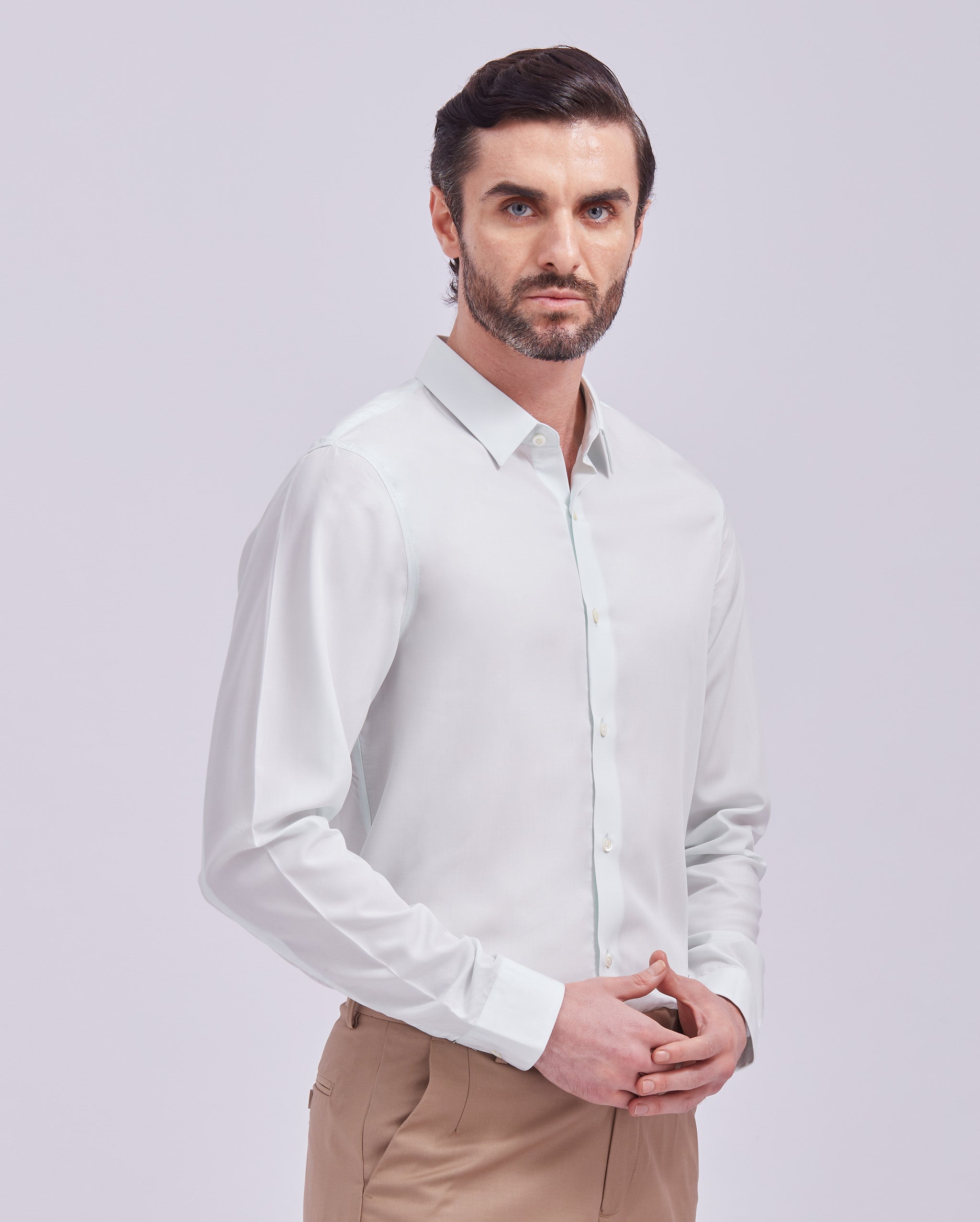 Off White Supima Cotton Shirt