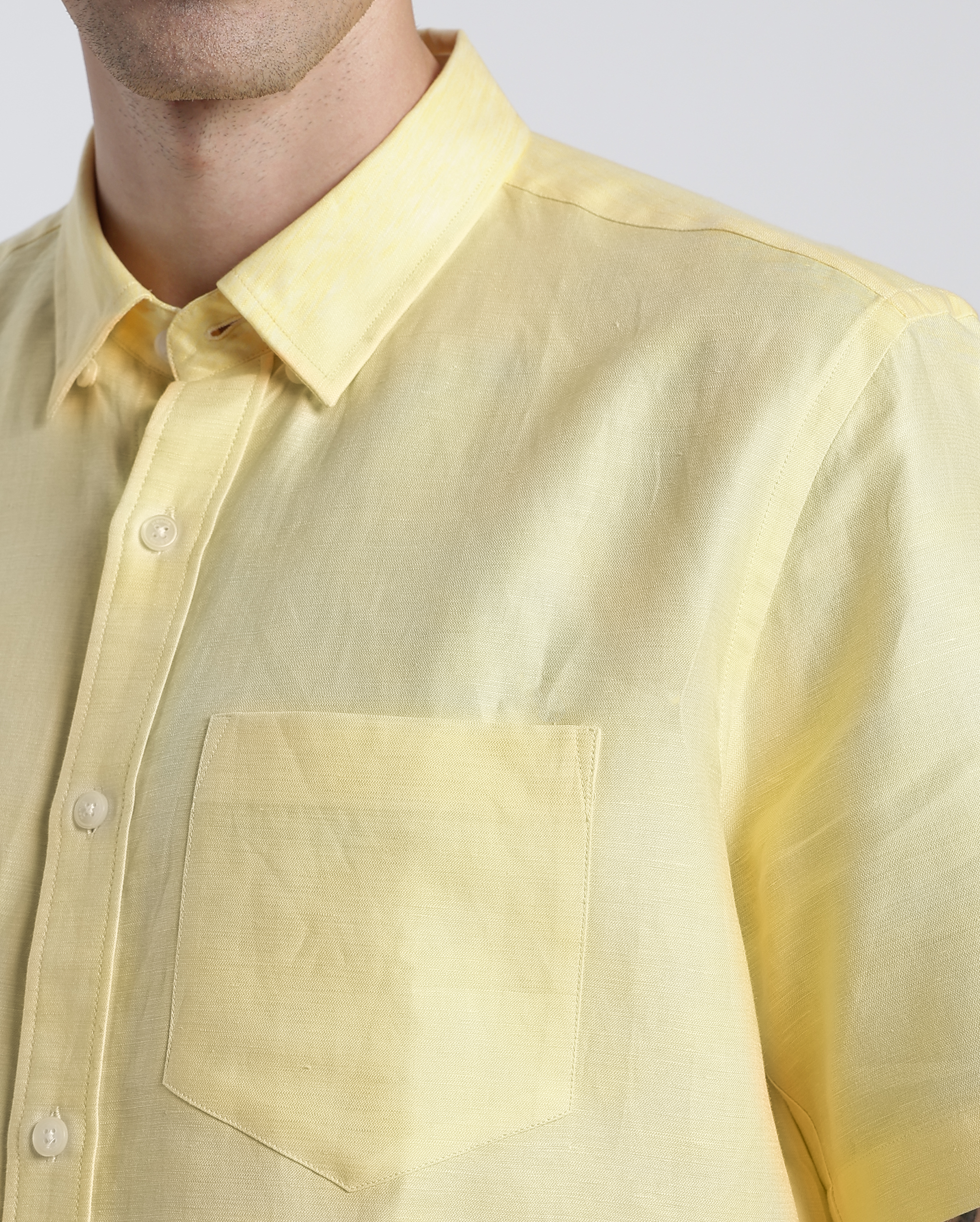 Yellow Linen Shirt