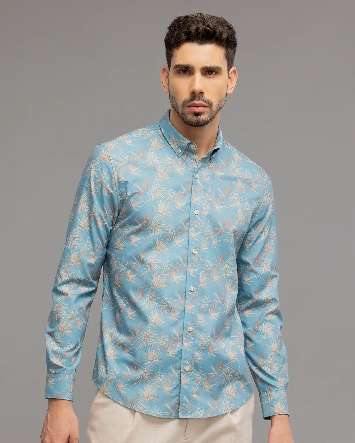 SKYBLUE DIGI PRINT SHIRT