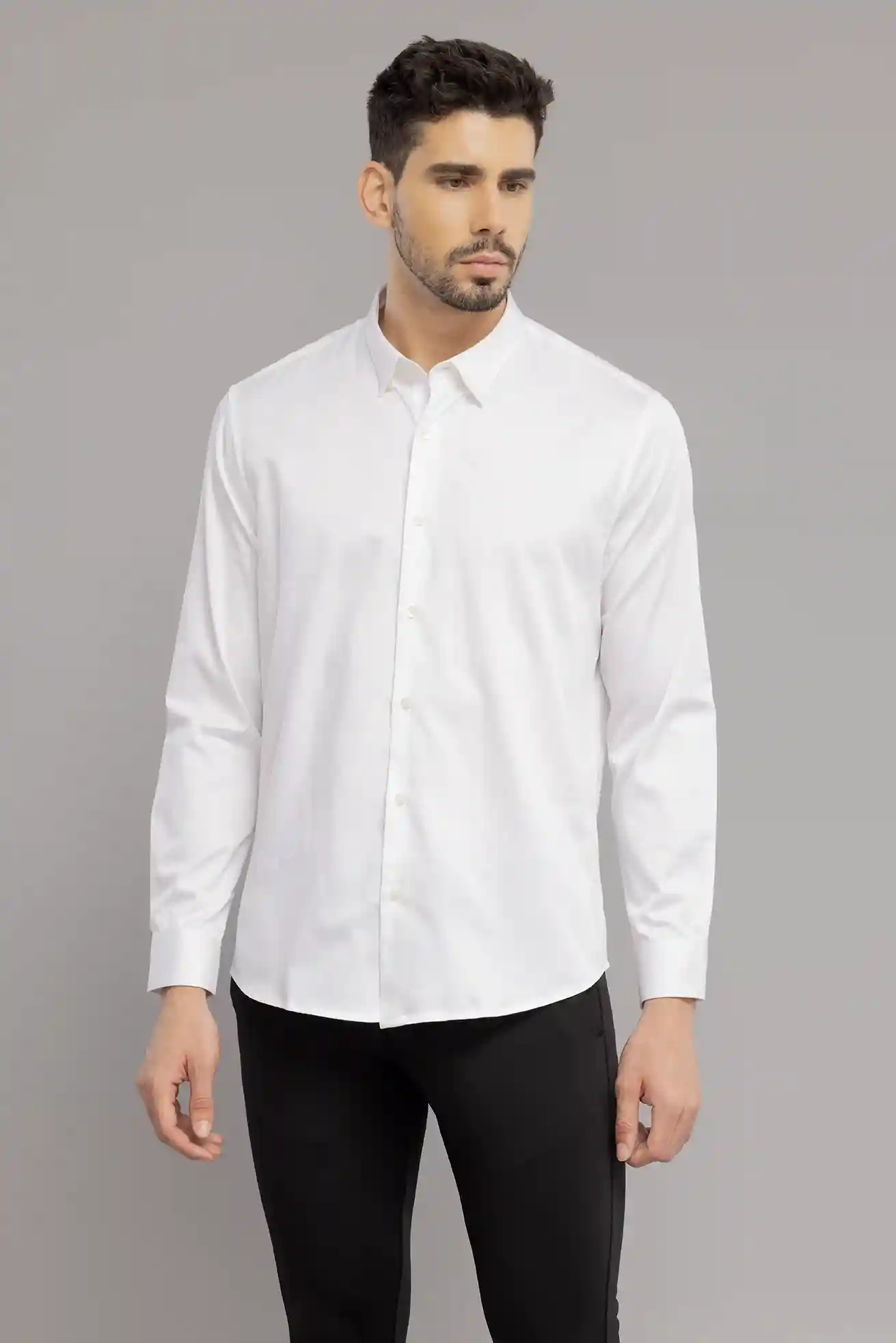 Shop Now: Chantilly Lace White Giza Cotton Shirts Online